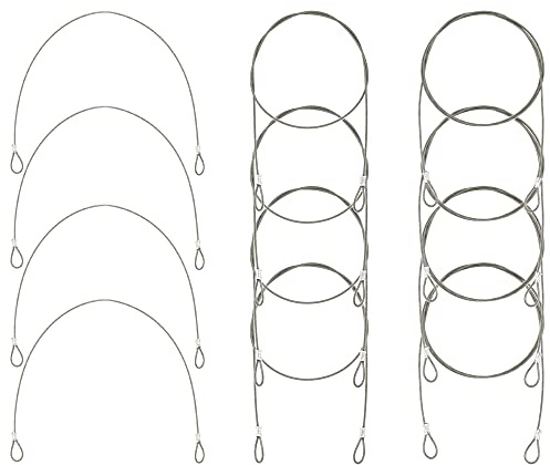 12 PCS Security Cables,Lock Cables,Stainless Steel Lanyard Cables