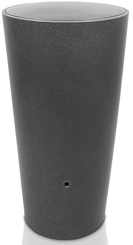 YourCasa Serbatoio dell'acqua piovana da 210 litri [Aquaform] con filettatura in metallo e coperchio, resistente al gelo in plastica, serbatoio per acqua piovana, serbatoio per acqua piovana da