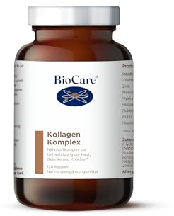 BioCare Collagen Complex - Vitamin C & Zink mit Marine Collagen, Hyaluronsäure & Nukleotiden - 60 Kapseln