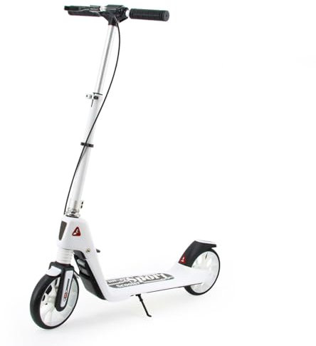 Y-RAIN Roller Scooter für Kinder ab 5 Jahren und Erwachsene bis 100KG mit Stoßdämpfungssystem und breiteren Reifen 200MM große Räder und ABEC 7 Kugellager