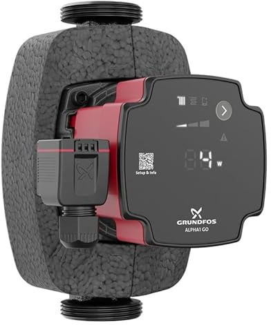 Ritzer by GRUNDFOS ALPHA1 GO Umwälzpumpe 25-40, 1 x 180 mm, 230 V, mit Bluetooth - Neues Modell