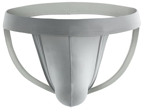 Tyhengta Men's Athletic Supporter Jockstrap Performance Underwear Briefs 1 Pack XX-Large