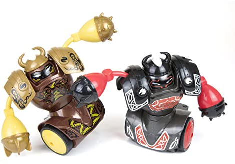 YCOO by SILVERLIT - Pack 2 Roboter Kombat Viking Ferngesteuerte - Umweltfreundliche Verpackung - Einfach auszupacken-14cm- Tritt Deinen Gegner an, um ihn auf den Boden zu Legen - 5,6,7,8,9,10 Jahre