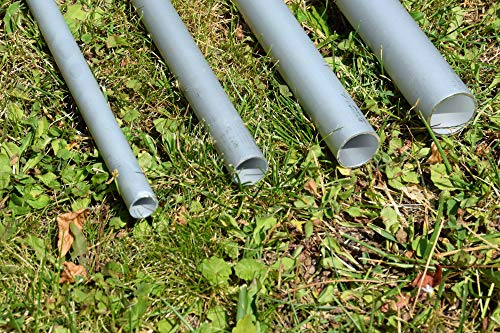 DEKOVALENZ Ancrage au Sol en Tube d'Aluminium pour Les Drapeaux de Bali avec Mâts Télescopiques, Longueur:30 mm x 995 mm