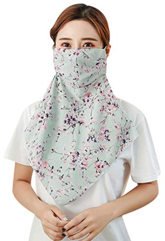Unisex Reusable Fabric Mask Protective Dust Cover Breathable Adjustable Face Scarf Cloth Washable Bandana Neck Sun Protection 50+ UV Protective Cover for Face Neck Anti-dust Cover Balaclava for Outdoor Activities
