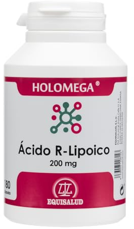 Holomega Ácido R-Lipoico de Equisalud, 180 cápsulas