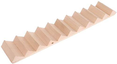 POFET Escalier d'escalier en bois à l'échelle 1/12 à 11 marches pour maison de poupées