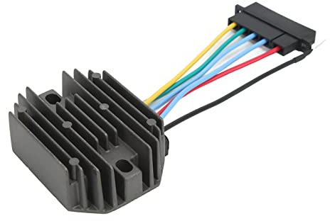 Rectificador de Voltaje del Tractor, Regulador de Voltaje 12V Aleación de Aluminio MIA881279 Reemplazo para Tractor Cortacésped 1070 2243 Reguladores de tensión Sistemas de carga y arranque