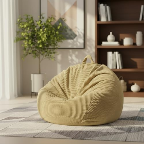 Pouf a pera (senza riempimento), sacco sacco per animali in peluche per adulti, bambini, adolescenti, grande pouf a pera