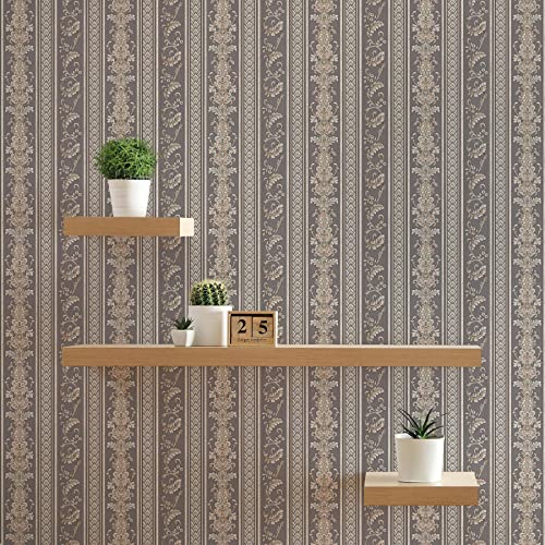 TADESSI Papel pintado barroco Samuel M1-No.2423 | Papel pintado no tejido, color dorado, crema y ornamento, clásico,