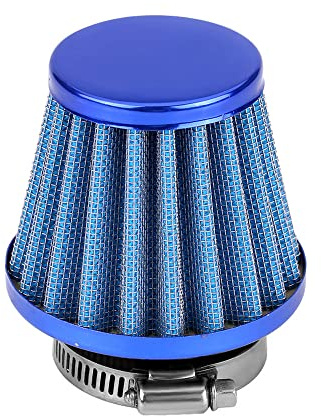 ETOPARS Universalt luftfilter för motorcykel - Blå - 38 mm, 39 mm, 40 mm - Luftfilter för insug - Förgasare för terräng