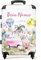 NoBoringSuitcases.com® Kinderkoffer Mädchen - Bus - Einhorn - Regenbogen - Koffer Kinder Mädchen - Koffer personalisiert 67x43x25cm - Kinder Koffer Madchen - Kinder Trolley Mädchen
