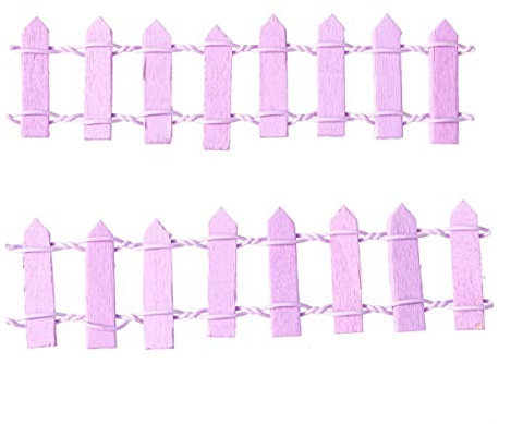 BESPORTBLE Mini Recinzione in Legno 10 Pezzi Per Decorazioni Natalizie e Micro Paesaggi Fai Da Te, Flessibile e Realistica, Per Giardini Delle Fate, Alberi Di Natale e Bonsai