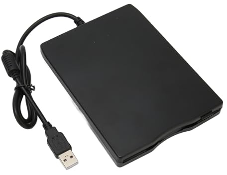 GOWENIC Floppy Disk Reader, USB 1.1/2.0/3.0 Low Noise External Drive, Error Correction, Strong ABS, Widely Compatible, for 2000, XP, Vista, 7, 8