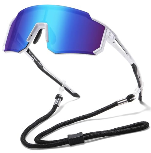 DUCO Lunette de Soleil Enfant Polarisées Sport 8-16 Ans