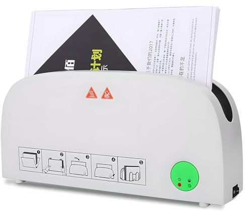 SMRHBWXS Elektrisches Thermobindegerät, A4, maximale Dicke 33 mm, Schnellbindung, 1 Min, für Alben/Dokumente/Berichte