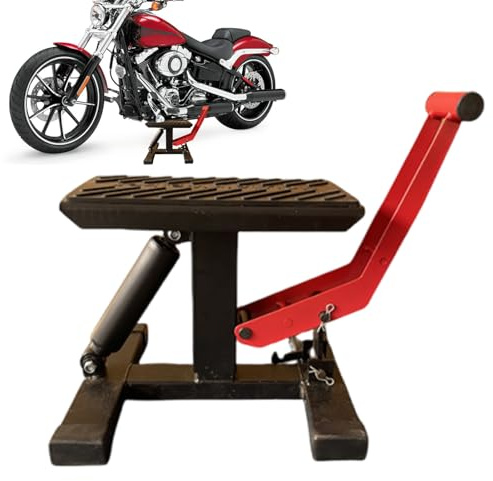 Duroecsain Ponte sollevatore per moto | Supporto regolabile per macchine fuoristrada e sport Powersport – Stabile ponte sollevatore per la manutenzione di moto ATV fuoristrada in officina e garage