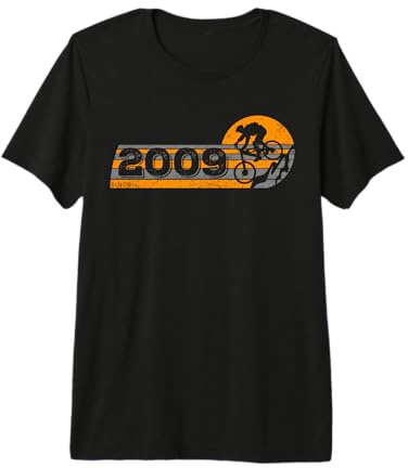 MTB Bike Ciclista Mountainbike Nacido en 2009 Cumpleaños Camiseta Premium