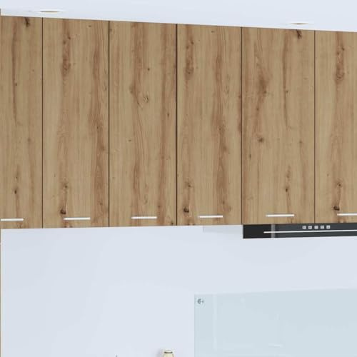 2 st hängande skåpset – modern hantverkare ek och vit 30 x 31 x 80 cm – eleganta förvaringslösningar för hem och kontor – platsbesparande design och funktionell