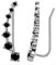 Ohrringe, Kletterer, hypoallergen, Ohrringe, 7 Kristalle, 925 Sterlingsilber, Kristall, hypoallergen, Schmuck, Sterling Silber Kristall, Kristalle