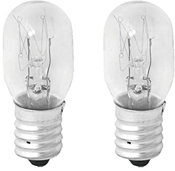 LEDLUX 2 Stück Kühlschrank-Glühbirnen, E14, 15 W, 230 V, 80 lm, 2800 K, transparentes Glas, Halogen-Ersatz für Kühlschrank, 2 Stück