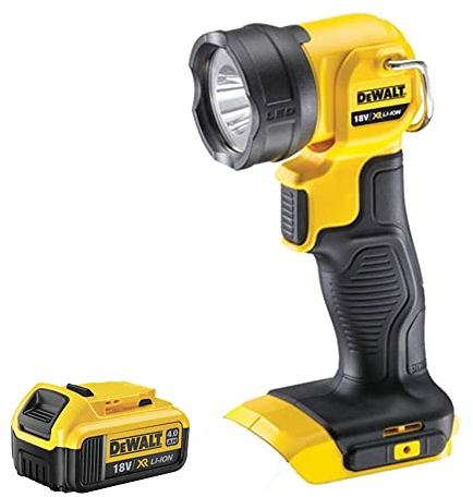Dewalt DCL040N 18V Cordless Work Light Torch with 1 x 4.0Ah Battery