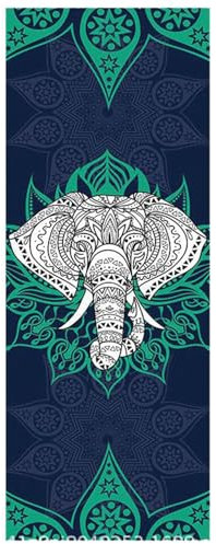 Yoga Handtuch Rutschfest, 64 x 188 cm, Mikrofaser Yogatuch Schnelltrocknend, Yogahandtuch Antirutsch ideal für Matte, Hot Yoga