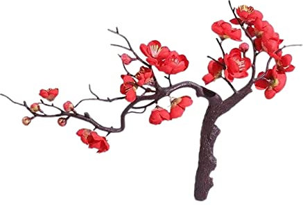 Fleurs de prunier artificielles en soie pour festival, maison, table, chambre, hôtel, décoration de mariage