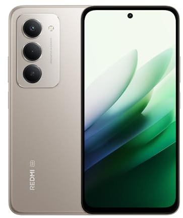 XIAOMI Redmi 15 5G Smartphone 4GB+128GB, Massive 7000mAH Battery, 144Hz 6.9 FHD Display, Quad-curved Design, 50MP AI Dual Camera, 33W Fast Charging Titan Gray (2 Years Warranty+No In-box Charger)