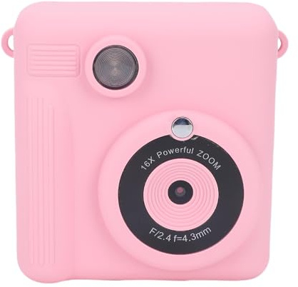 Cámara de Impresión Instantánea Digital, 1080p HD, Diseño Compacto y Ligero para Viajar, Fotografía Al Aire Libre, para Familias, Deportistas y Viajeros