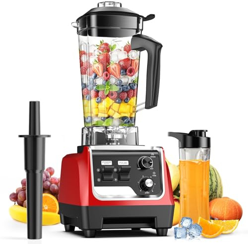 MAGETANG Blender, 1800W Powerful Countertop Blenders for Kitchen with 70oz Pitcher &20oz Travel Cup, 28000 RPM Blender for Smoothies, Ice Crushing, Frozen Drinks, Multiple Speeds with Pulse & Timer