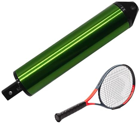 Whrcy Calibrador de tensión de Cordaje Deportivo - Calibrador de tensión de Cuerdas de Raquetas Deportivas - Asistencia de Cuerdas de Tenis para Tenis Squash Raquetbol Bádminton Deportes atléticos