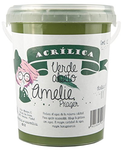 Amelie Prager 1L/11 Pintura Acrílica, Verde Abeto, 1000 ml