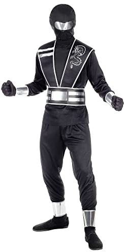 W WIDMANN MILANO Party Fashion - Costume enfant Mirror Ninja, combattant, Carnaval, Halloween