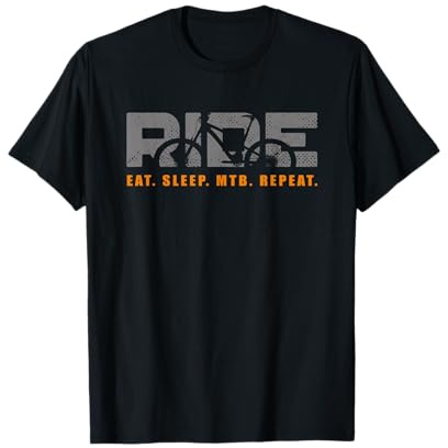 Camiseta de bicicleta de montaña – Camiseta vintage MTB Camiseta