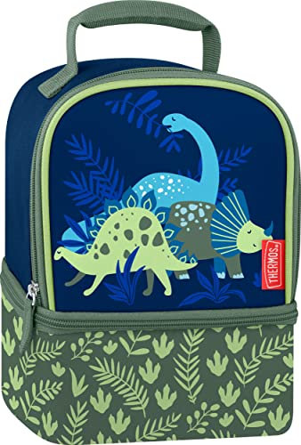 THERMOS Non-Licensed Dual Compartment Lunch Box, Dinosaur Kingdom