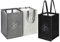 ONVAYA® Mülltrennsystem 3fach | Abfalltrennsystem aus Taschen | Einzelne Taschen für Papier, Plastik und Glas jeweils 44L | Einfach zu tragen und abzuwischen | Mülltrennsystem für die Küche
