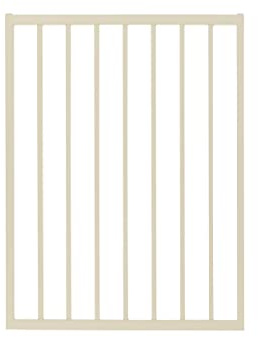 Guardian Steel Outdoor Metal Fence Gates Anti-Rust Garden Gate Kit for Outside Fencing Easy Installation Kit, for Residential, Outdoor, Yard, Patio, Entry Way (3-1/4 ft. x 4-5/6 ft.(Navajo White))