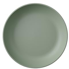 Mepal - Assiette creuse Silueta - Lavable au lave-vaisselle et résistant au micro-ondes - Assiettes en plastique - Assiettes plates - Vaisselle - 21 cm - Nordic sage
