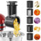 Slicer Shredder Aufsätze für Kitchenaid Stand Mixer als Gemüseschneider, Käsereibe, Allzweckschleifer, Gemüseschneider, Obstschneider, Küche Multifunktionaler