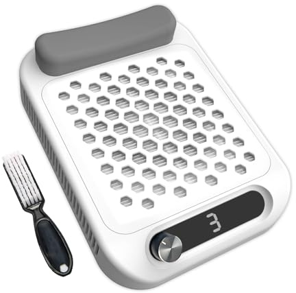 CGBE Professionale Aspirapolvere per Unghie 12000RPM con 2 Filtri - Aspiratore Potente per la Casa (YXW601) (White)