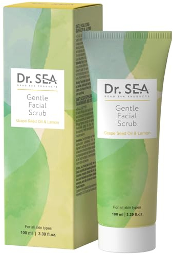 DR. SEA - Mild Ansiktsskrubb Druva & Citron - 100 ml | Mild Ansiktsskrubb Druva & Citron: tar bort döda hudceller och hjälper hudtexturen att se slätare ut.