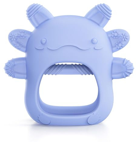 akolik Beißring Baby, Baby Spielzeug und Zahnungshilfe für 0 3 6 9 Monate, BPA-freies Beissring für Babys, Beißhandschuhe, Lebensmitteltaugliche Geschenke für Neugeborene
