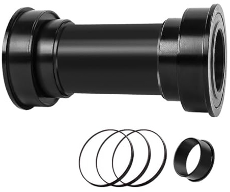 HOUSON BB86 Roulement intérieur en céramique | T6-Alu + roulement en céramique | Pour SRAM/GXP | Boîtier de pédalier 86-92mm | Avec douilles de réduction