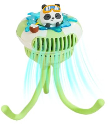 Ventilador De Cochecito Con Pinza Para Bebé | Ventilador de 3 Velocidades con Pinza para Silla de Auto Infantil | Accesorio Silencioso de Enfriamiento para Cochecito en Exteriores Viajes y Descanso de
