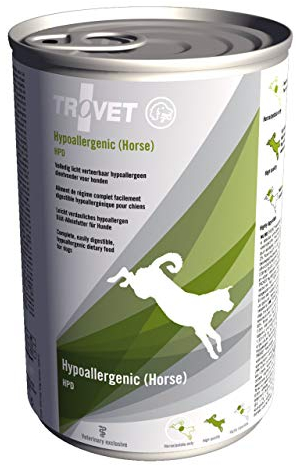 Trovet Hypoallergenic Pferd-Kartoffel HPD | 12 x 400 g | Diätalleinfutter für Hunde mit Futtermittelunverträglichkeiten und Futtermittelintoleranzen | Getreidefreie Rezeptur