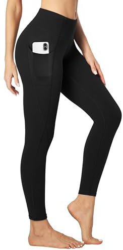 Heathyoga Leggings with Pockets for Women Tummy Control Workout Yoga Pants