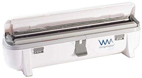 We Can Source It Ltd - Wrapmaster 4500 18 inch Cling Film Dispenser - Foil Cutter Box with Pull, Press and Release Mechanism - Refillable, Easy Clean and Safe Kitchen Film Cutter