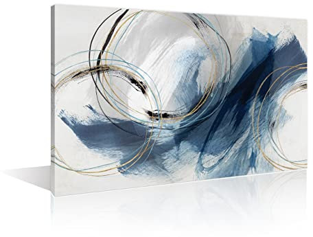 Abstract Canvas Wall Art for Living Room Modern Family Bedroom Wall Decor Abstract Paintings Canvas Pictures Artwork Ready To Hang Kitchen Home Decoration, 36x24in