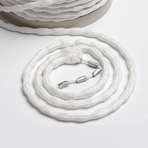 RHBHY 500g Filo di Piombo per Tende Pesi per Tende 5M Piombini per Tende Varie Grammature Peso per Tende per Tende da Doccia Tovaglia Tendine Finestra per Evitare di Soffiare (100g/M)